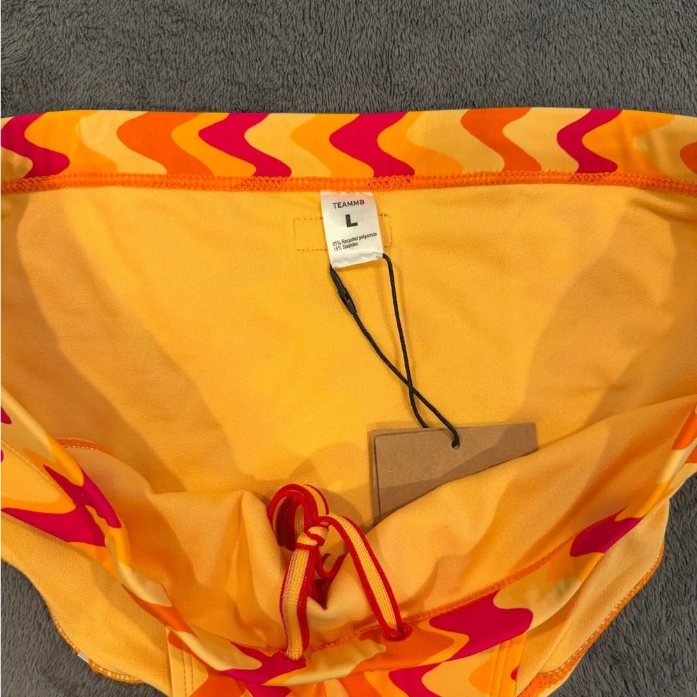 TEAMM8 Resort Wide Cut Swim Brief - Red Mirage - Picture 3 of 8